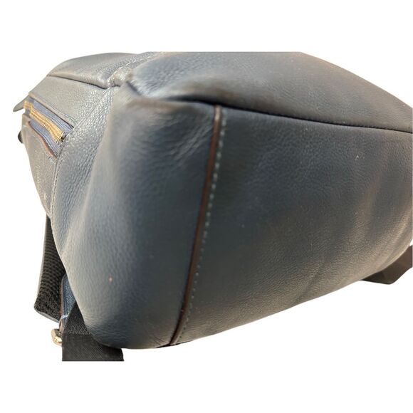 Coach F54135 Charles Sports Calf Leather Backpack Navy Blue Rucksack Bag - Picture 10 of 14